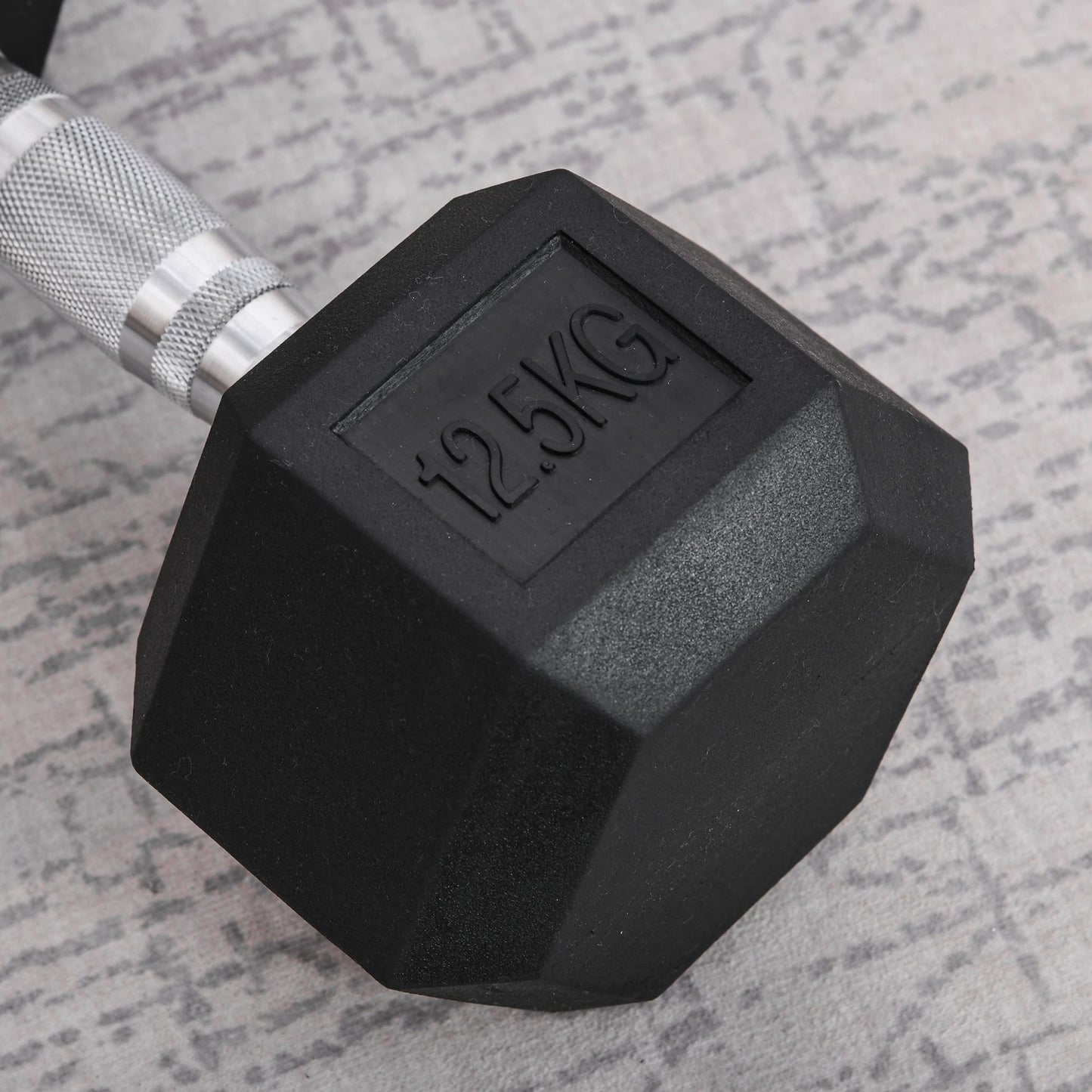 12.5KG Hex Dumbbell - Portable Hand Weights for Ultimate Home Workouts