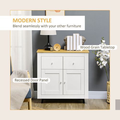 Elegant Freestanding Sideboard Storage Cabinet with Soft-Close Drawers