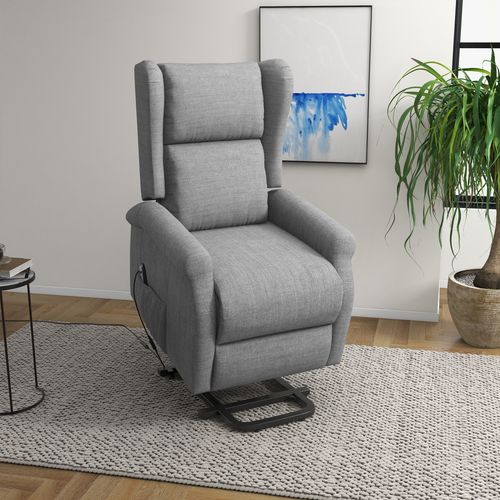 Elevate Comfort: HOMCOM Power Lift Recliner Chair for Elderly - Grey
