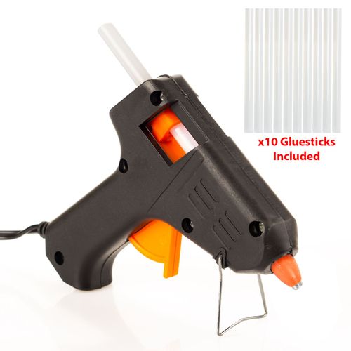 QuickBond Mini Glue Gun: Fast Heating, Versatile 10W Power for Easy Repairs