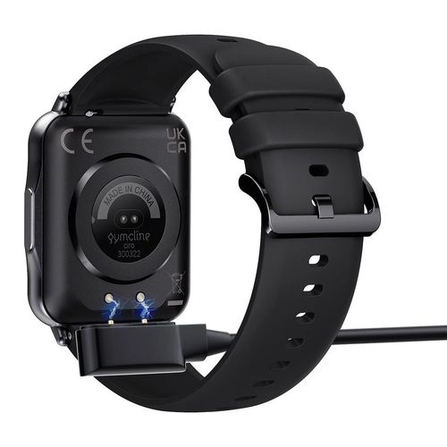 Gymcline Ciro Fitness Tracker: 25 Sports Modes & IP68 Waterproof - Sleek Black