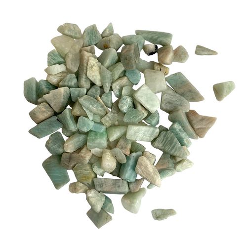 250g Amazonite Gem Chips - Unique Healing Stones for Jewelry & Crafts