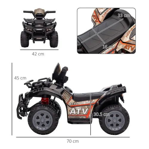 Ultimate Kids Ride-On ATV Car with Music - Safe Fun for 18-36 Months!