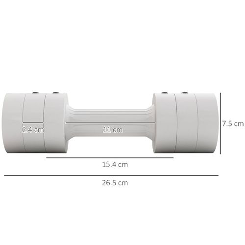 Versatile Adjustable Dumbbells: Compact 2.5kg Pair for Ultimate Fitness!