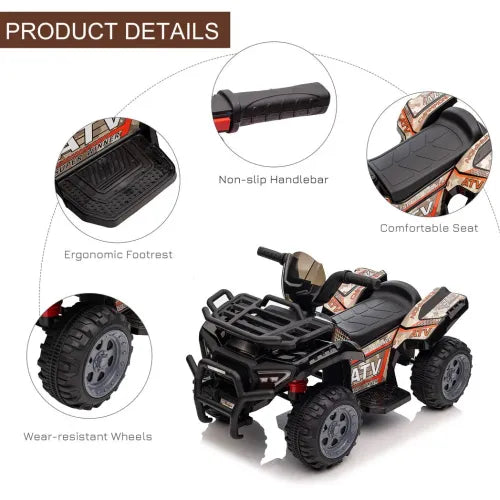 Ultimate Kids Ride-On ATV Car with Music - Safe Fun for 18-36 Months!