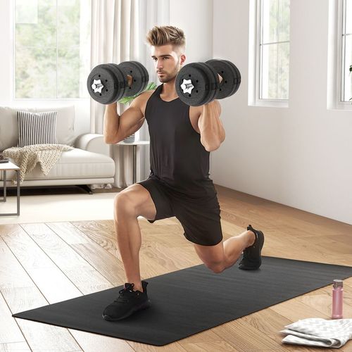 Adjustable 30KG Dumbbell Set – Versatile Weight Training for Home Fitness!