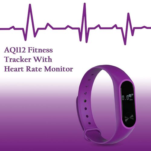 Aquarius AQ112 Purple Fitness Tracker: Heart Rate, GPS & All-Day Activity Monitor
