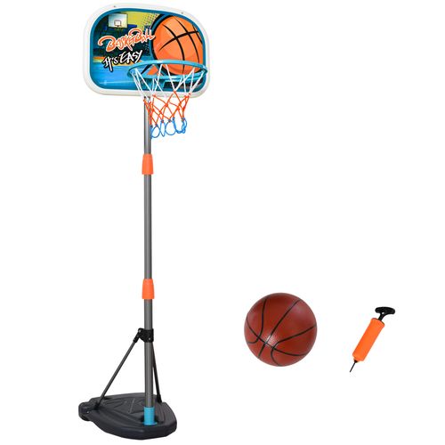 Ultimate Kids Basketball Set: Adjustable Hoop, Ball & Pump for Ages 3-8