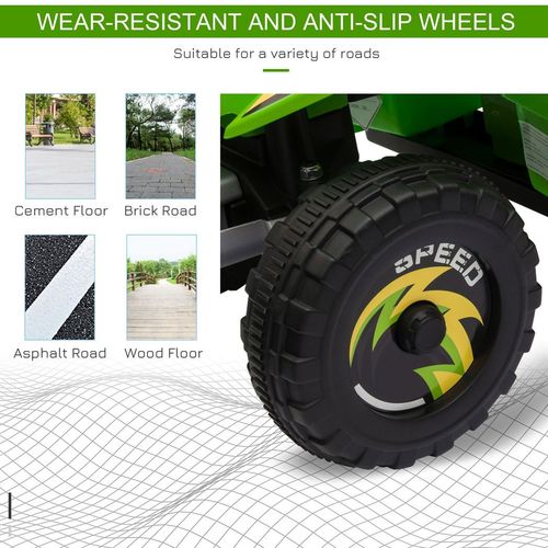 6V Electric Ride-On Car for Toddlers - Big Wheels Adventure in Green!