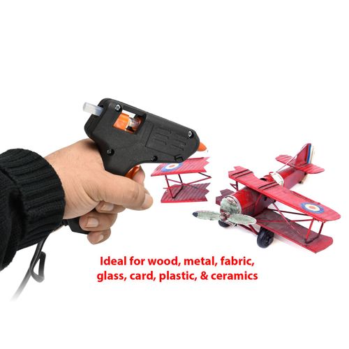 QuickBond Mini Glue Gun: Fast Heating, Versatile 10W Power for Easy Repairs