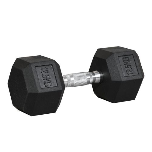 12.5KG Hex Dumbbell - Portable Hand Weights for Ultimate Home Workouts