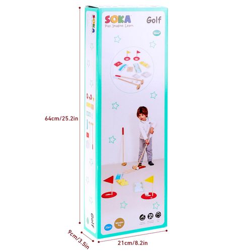 SOKA Golf Adventure Set: Indoor/Outdoor Fun for Family & Friends!