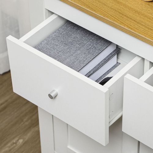Elegant Freestanding Sideboard Storage Cabinet with Soft-Close Drawers