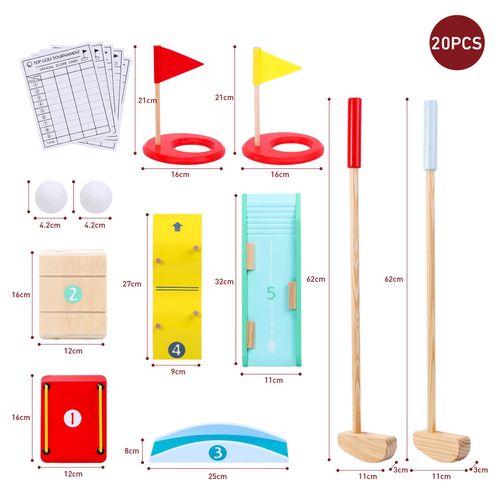 SOKA Golf Adventure Set: Indoor/Outdoor Fun for Family & Friends!