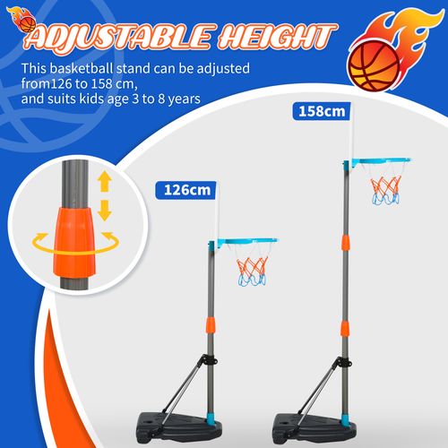 Ultimate Kids Basketball Set: Adjustable Hoop, Ball & Pump for Ages 3-8