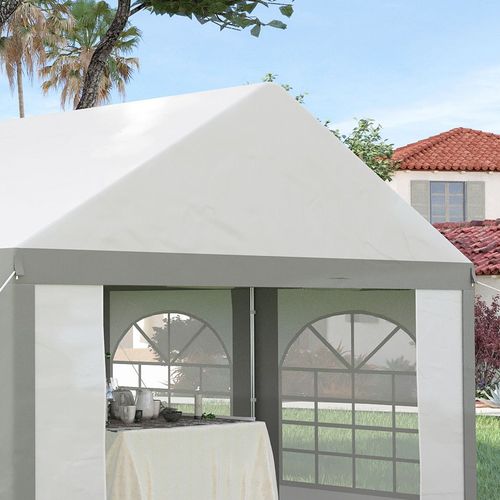 4x4m Party Tent with Windows & Double Doors - Perfect for Every Celebration!
