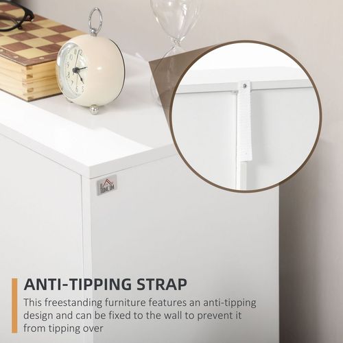 Stylish 4-Drawer Storage Cabinet & Shelf - Perfect for Home and Office Organization