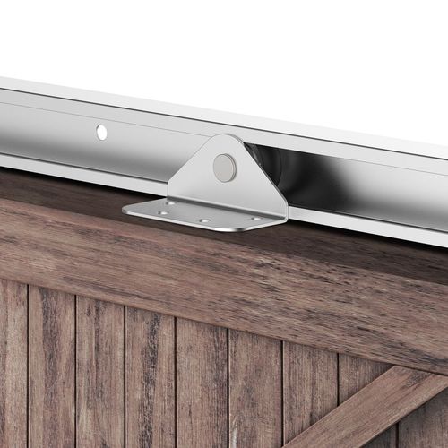 Premium Sliding Barn Door Hardware Kit - Elegant Space-Saving Track System