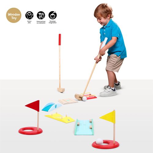 SOKA Golf Adventure Set: Indoor/Outdoor Fun for Family & Friends!