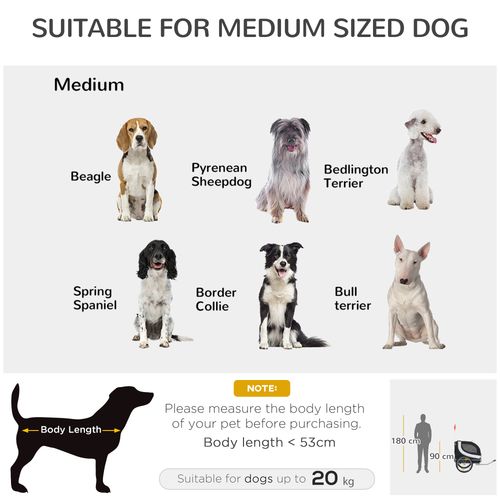 “PawHut Pet Bicycle Trailer: Stylish Dog & Cat Carrier with Weather-Resistant Design”