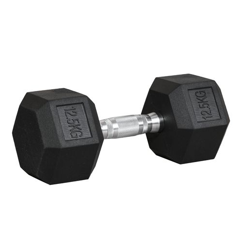 12.5KG Hex Dumbbell - Portable Hand Weights for Ultimate Home Workouts