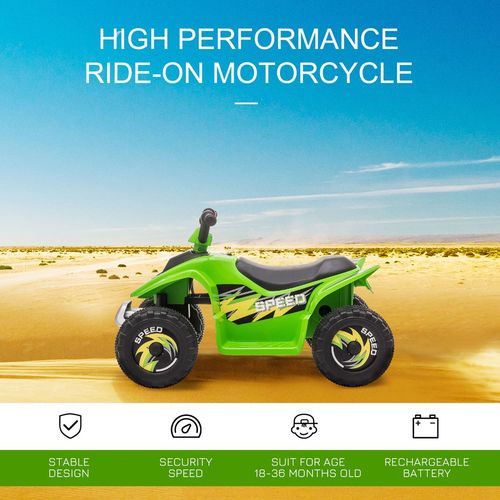 6V Electric Ride-On Car for Toddlers - Big Wheels Adventure in Green!