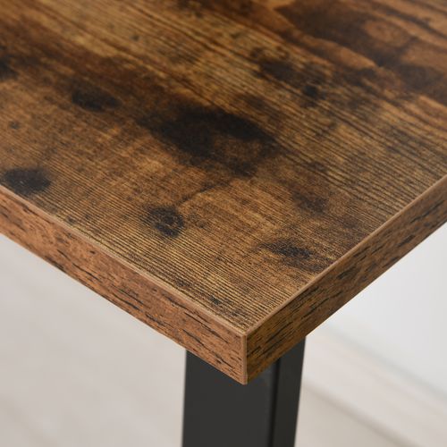 HOMCOM Industrial Writing Desk: Sleek, Sturdy Laptop Station for Home Office