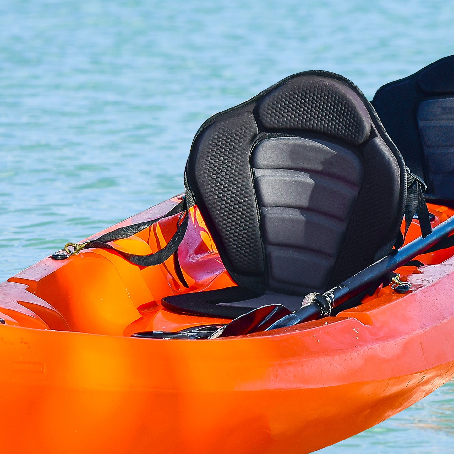 Comfort Plus: Detachable Padded Kayak Seat & Backrest for Ultimate Water Enjoyment
