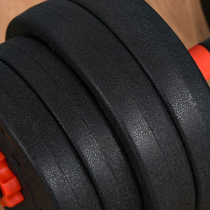 25kg 2-in-1 Adjustable Barbell & Dumbbell Set for Ultimate Home Fitness