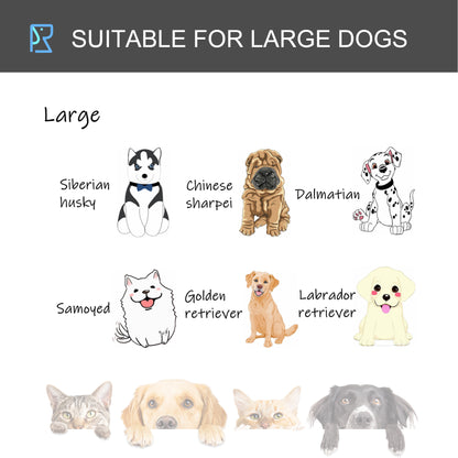 Portable 78x109cm Metal Dog Cage with Locking Wheels - Secure & Spacious Kennel