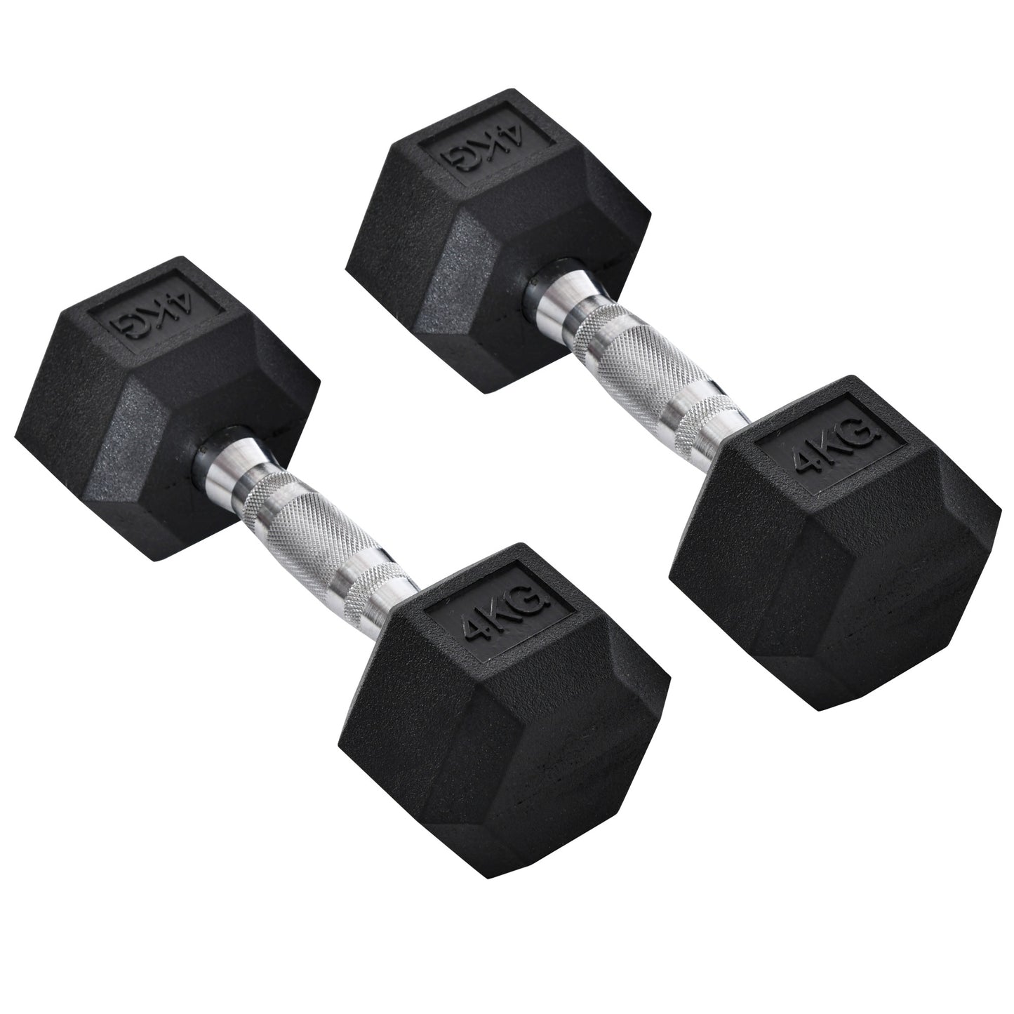 Durable Hexagonal Dumbbells Set - Perfect for Home & Gym Workouts, 2x4kg
