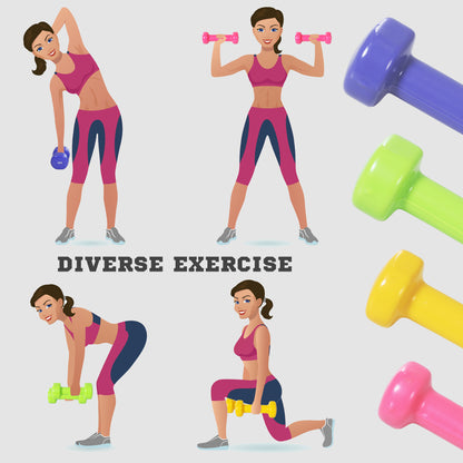 Vibrant 10kg Dumbbell Set: Brighten Your Home Workouts with Style!