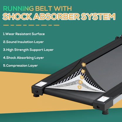 Space-Saving 1.25HP Folding Electric Treadmill - Home Fitness Revolution!