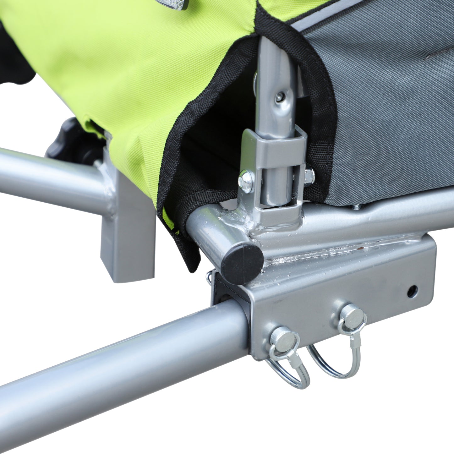 PawHut Pet Bike Trailer: Stylish 3-Wheel Water-Resistant Carrier for Small Dogs