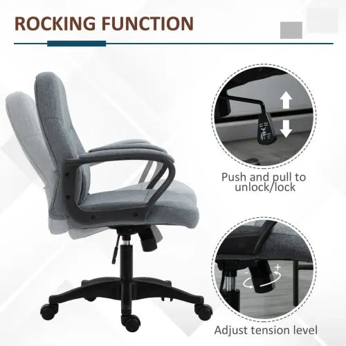 Vinsetto USB Massage Office Chair: Ergonomic, Adjustable, and Luxuriously Comfort