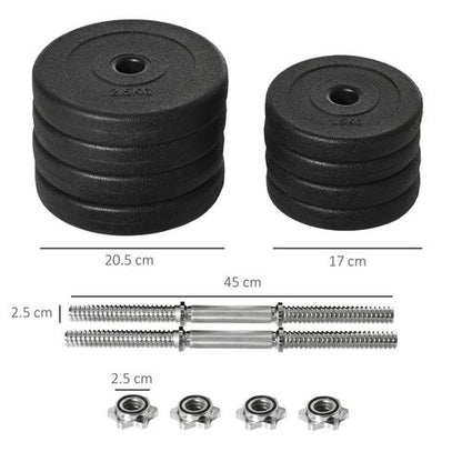 Versatile 20KG Adjustable Dumbbell Set for Ultimate Home Fitness Training