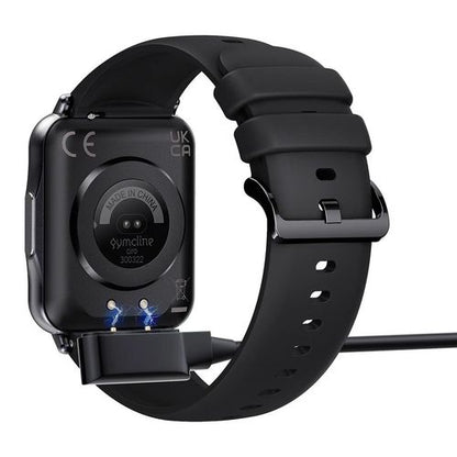 Gymcline Ciro Fitness Tracker: 25 Sports Modes & IP68 Waterproof - Sleek Black
