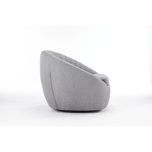 Elegant Grey Velvet Armchair - Stylish & Versatile for Any Space!