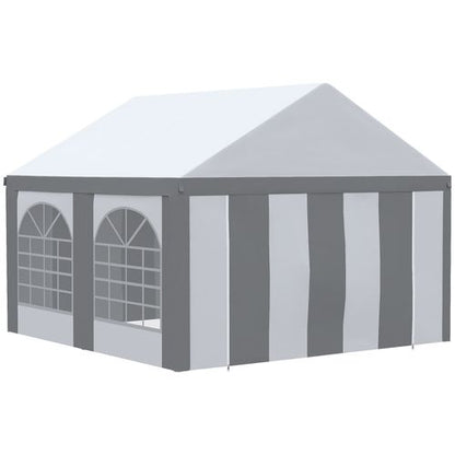 4x4m Party Tent with Windows & Double Doors - Perfect for Every Celebration!