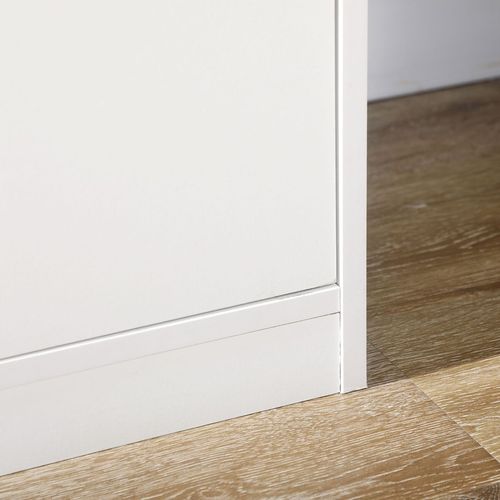 Stylish 4-Drawer Storage Cabinet & Shelf - Perfect for Home and Office Organization