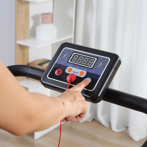 Space-Saving 1.25HP Folding Electric Treadmill - Home Fitness Revolution!