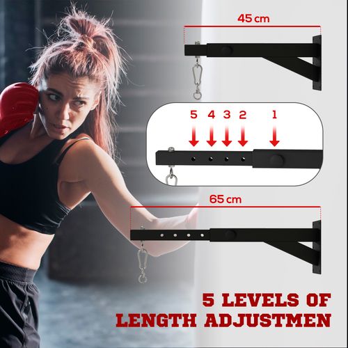 SPORTNOW 5-Position Heavy-Duty Punch Bag Bracket - Ultimate Training Flexibility