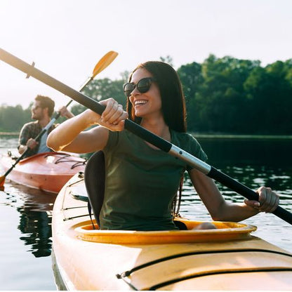 Comfort Plus: Detachable Padded Kayak Seat & Backrest for Ultimate Water Enjoyment