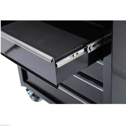 Ultimate Lockable Steel Tool Storage Cabinet with Wheels - 5 Spacious Drawers