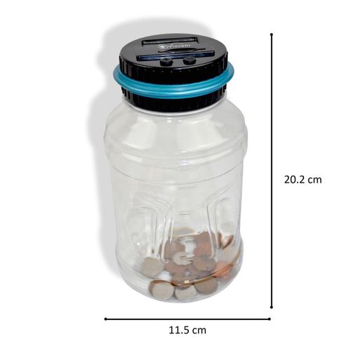 Smart Coin Counter: Digital Money Jar for Effortless Savings & Fun!