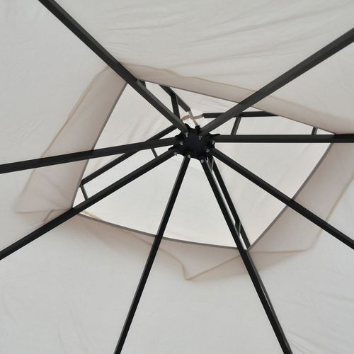 Stylish 3x3m Metal Gazebo: Waterproof, UV-Resistant & Perfect for Gatherings