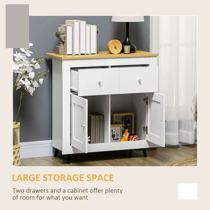 Elegant Freestanding Sideboard Storage Cabinet with Soft-Close Drawers