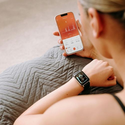 Gymcline Ciro Fitness Tracker: 25 Sports Modes & IP68 Waterproof - Sleek Black