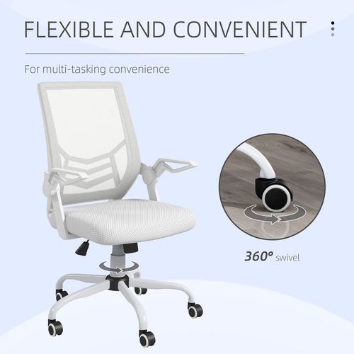 Vinsetto Ergonomic Mesh Office Chair with Lumbar Support - Adjustable & Stylish