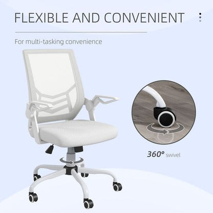 Vinsetto Ergonomic Mesh Office Chair with Lumbar Support - Adjustable & Stylish
